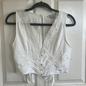 white lacey top- medium